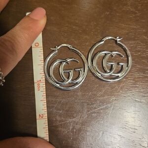 Silver Hoop Earrings